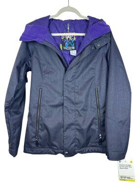 Burton Dryride Women’s S/M Insulated Ski & Snowboard Jacket Gray Hooded NWT